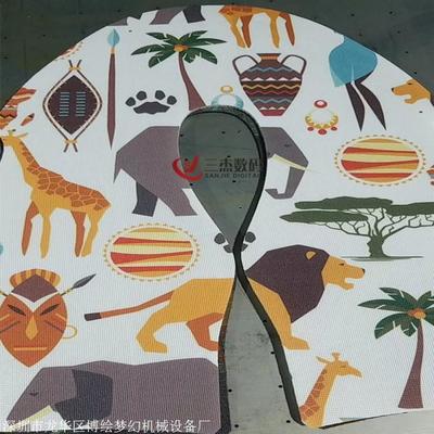 定制鞋材印花新趋势 三杰数码理光G6UV平板打印机与数字内容制作服务